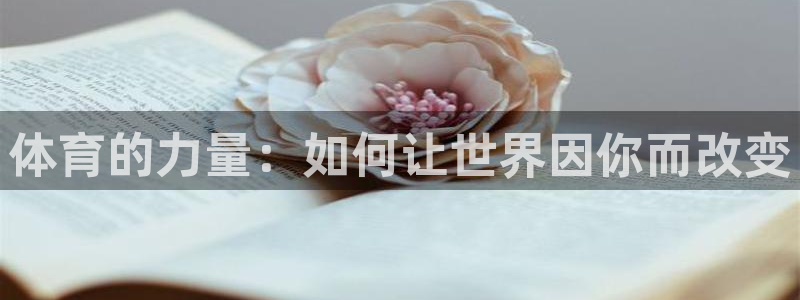 德国利记官方正版app集团：体育的力量：如何让世界因
