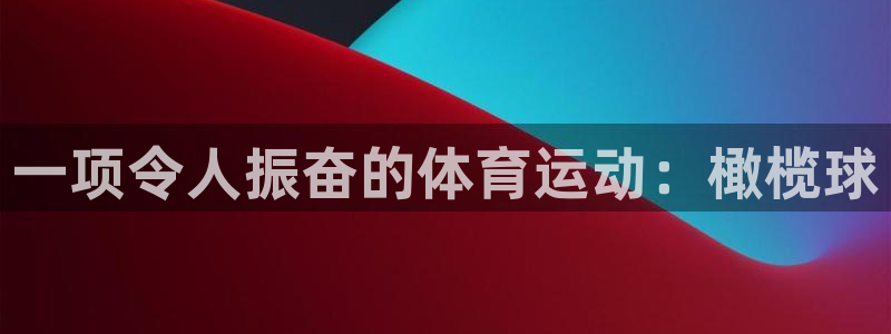 利记官方正版app集团：一项令人振奋的体育运动：橄榄